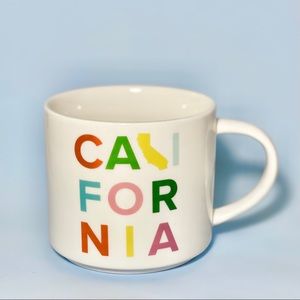NEW Threshold CALIFORNIA Porcelain Coffee Mug Cup